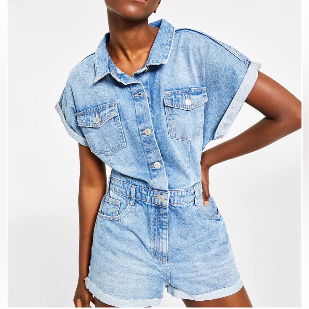 COTTON ON Denim Playsuit NWT Size 12